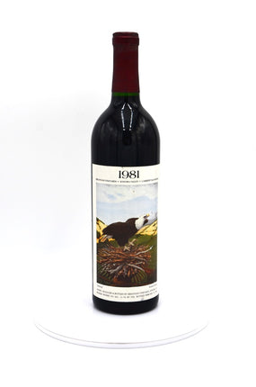 1981 Sebastiani Vineyards Cabernet Sauvignon, Eagle Vineyard, Sonoma County