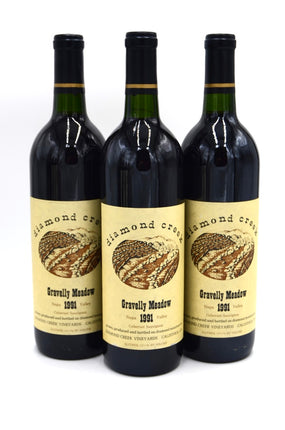 1991 Diamond Creek Cabernet Sauvignon, Gravelly Meadow, Napa Valley