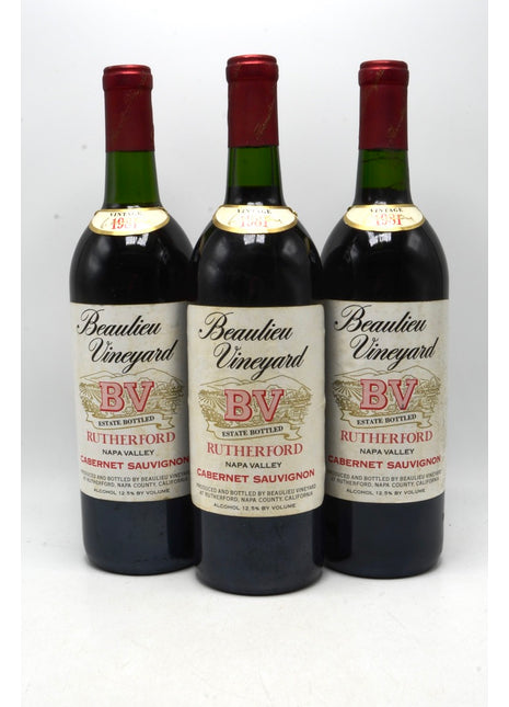 1981 Beaulieu Vineyard Cabernet Sauvignon, Rutherford, Napa Valley