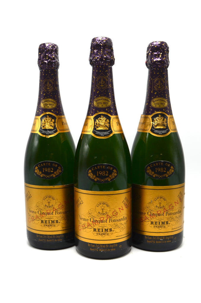 1982 Veuve Clicquot Vintage Brut Champagne – Wine Consigners 1982 Veuve Clicquot Vintage Brut Champagne – Wine Consigners