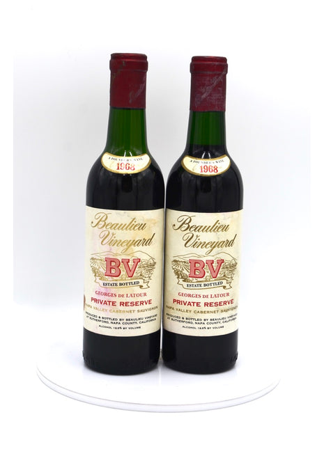 1968 Beaulieu Vineyard Georges de Latour Private Reserve Cabernet Sauvignon, Napa Valley (half-bottle)