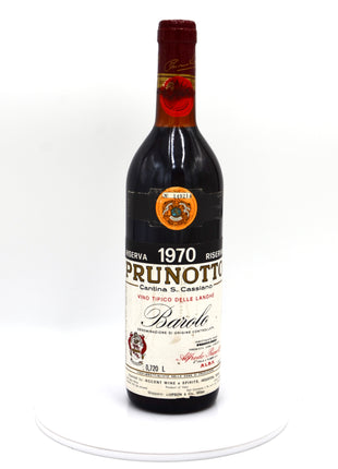 1970 Prunotto Barolo Riserva