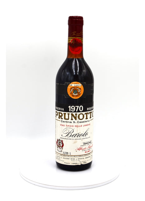 1970 Prunotto Barolo Riserva