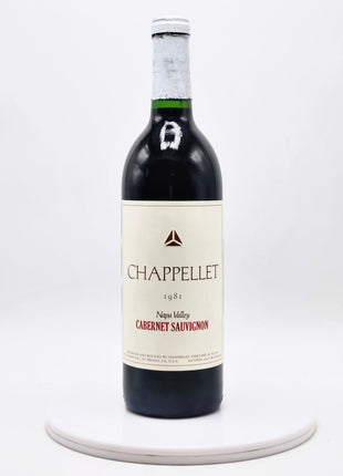 1981 Chappellet Cabernet Sauvignon, Napa Valley