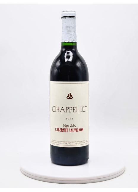 1981 Chappellet Cabernet Sauvignon, Napa Valley