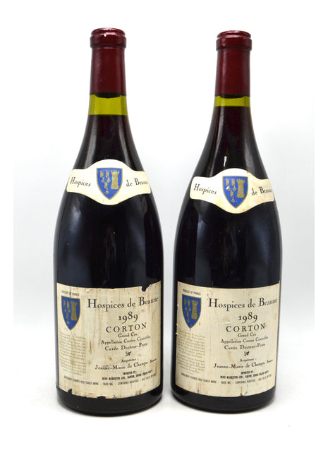 1989 Jeanne Marie de Champs Hospices de Beaune Corton, Cuvée Docteur Peste, Grand Cru (magnum)