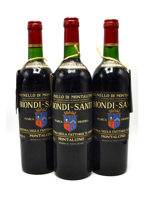 1971 Biondi Santi Brunello di Montalcino Riserva