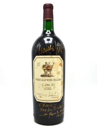 1990 Stag's Leap Wine Cellars Cabernet Sauvignon, Cask 23, Napa Valley (magnum) [Signed by Warren Winiarski, winemaker]