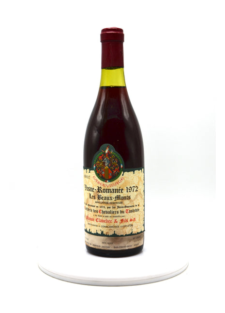 1972 Maison Bruno Clavelier Vosne-Romanée, Les Beaux-Monts, Premier Cru