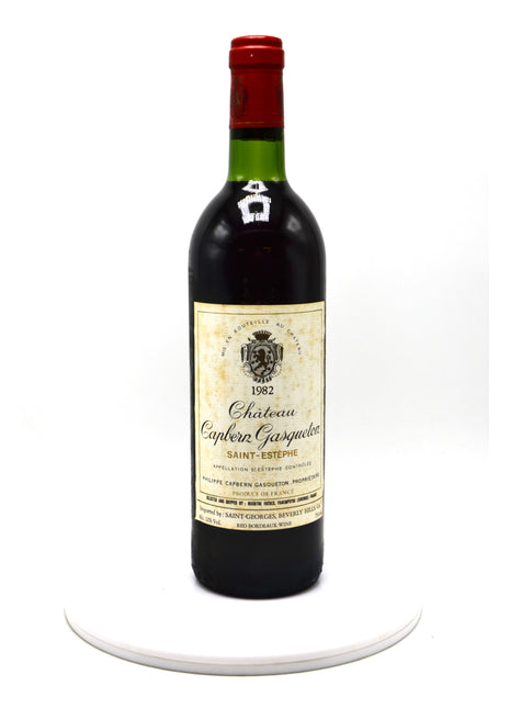 1982 Château Capbern Gasqueton, St. Estephe [by Ch. Calon-Segur]