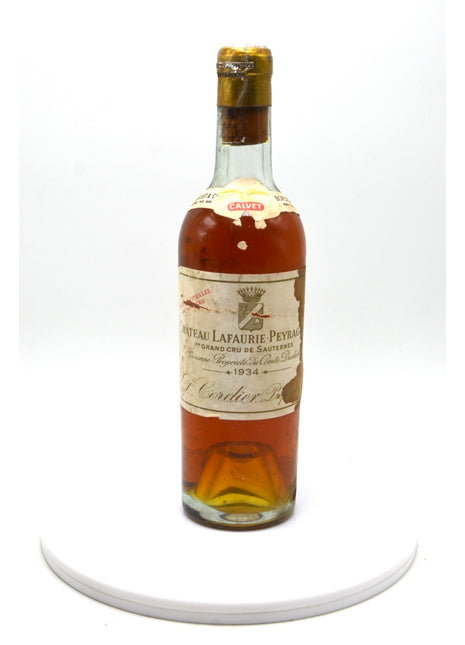 1934 Château Lafaurie-Peyraguey, Sauternes (half-bottle)