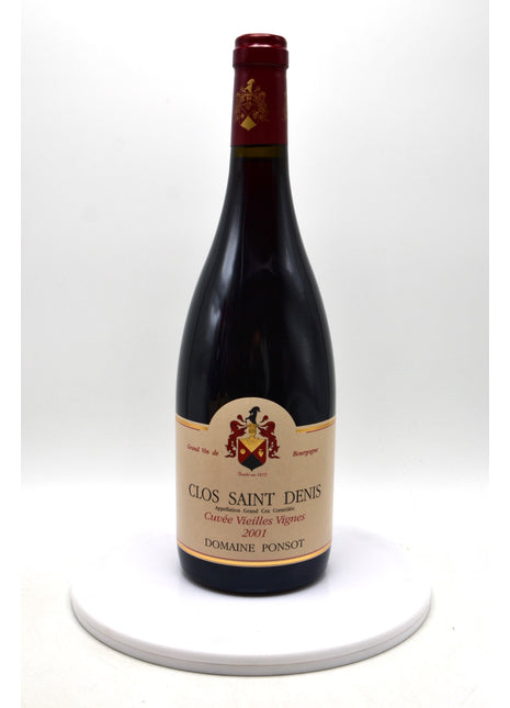 2001 Domaine Ponsot Clos Saint Denis, Cuvee Vieilles Vignes, Grand Cru