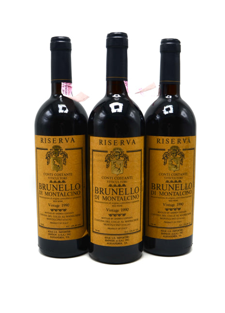 1990 Conti Costanti Brunello di Montalcino Riserva