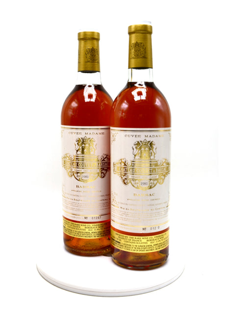 1981 Château Coutet, Cuvee Madame, Barsac