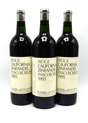 1995 Ridge Vineyards Zinfandel, Dusi Ranch, Paso Robles, San Luis Obispo County