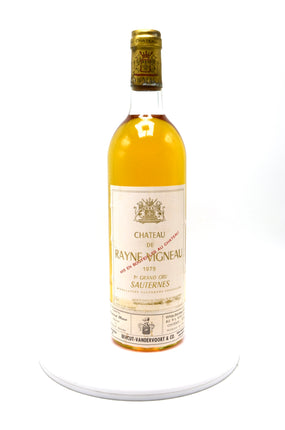 1979 Chateau de Rayne Vigneau, Sauternes