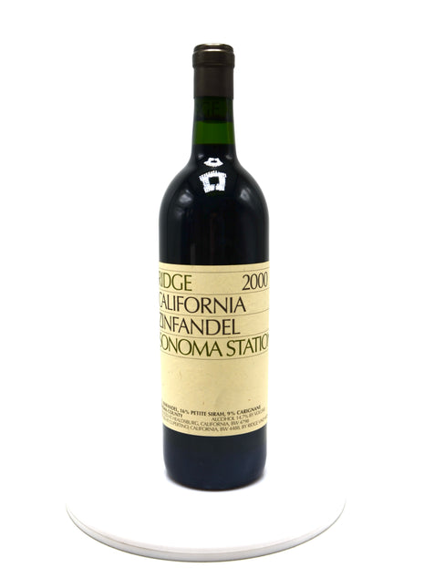 2000 Ridge Vineyards Late Harvest Zinfandel, Lytton Estate, Dry Creek Valley, Sonoma County
