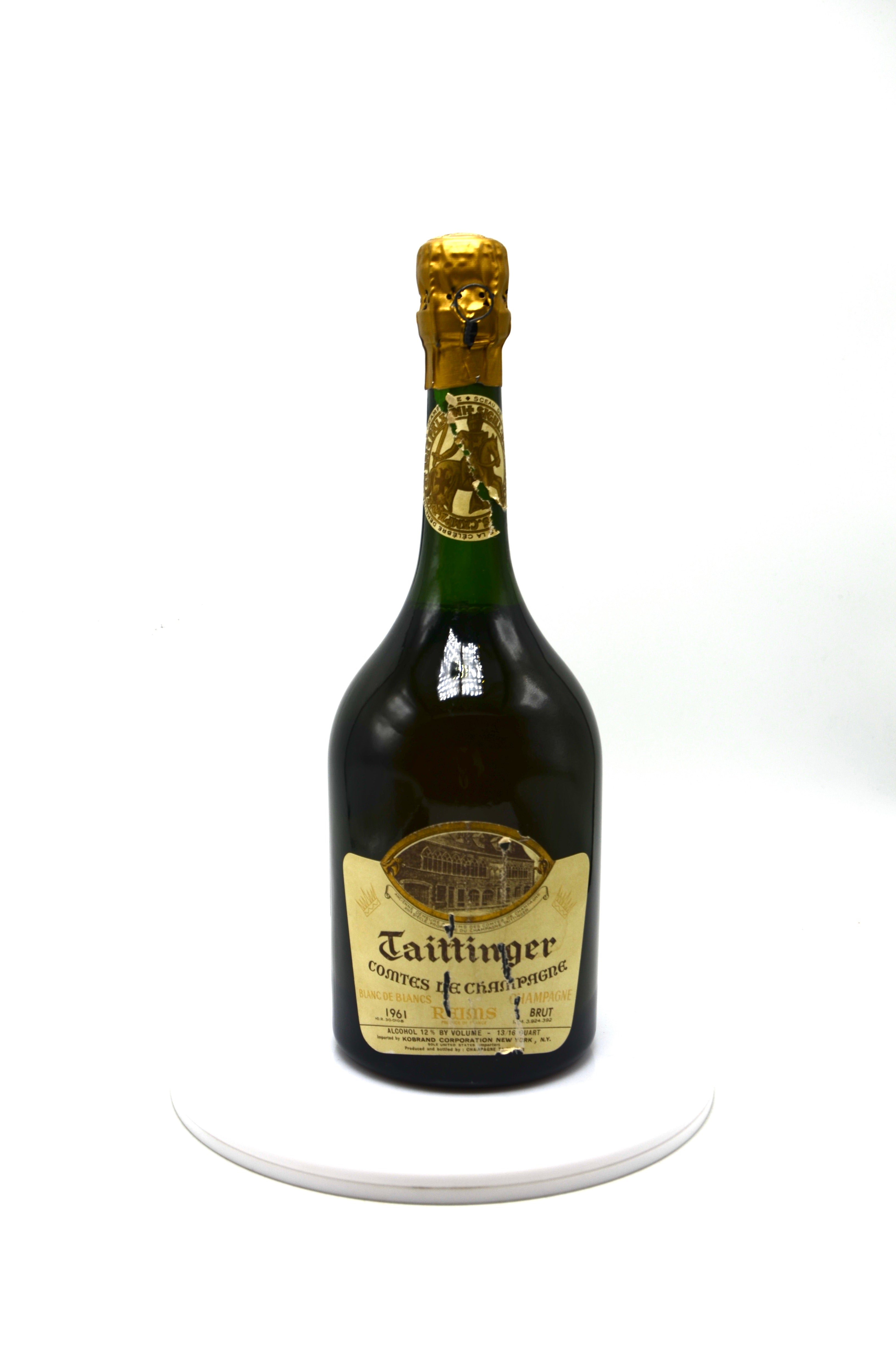1961 Taittinger Vintage Champagne, Comtes de Champagne