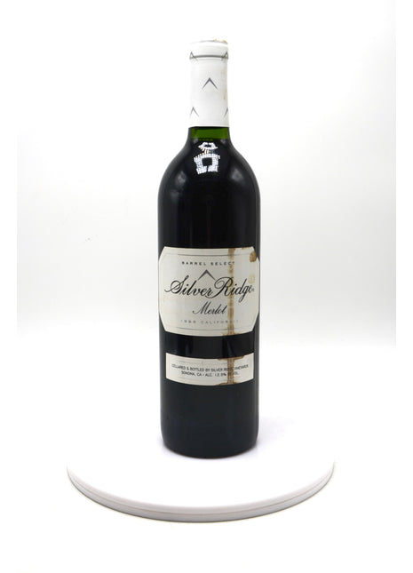 1996 Silver Ridge Vineyards Barrel Select Merlot, Sonoma