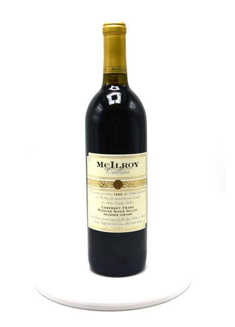 1999 McIlroy Cellars Cabernet Franc, Salzgeber Vineyard, Russian River Valley, Sonoma County