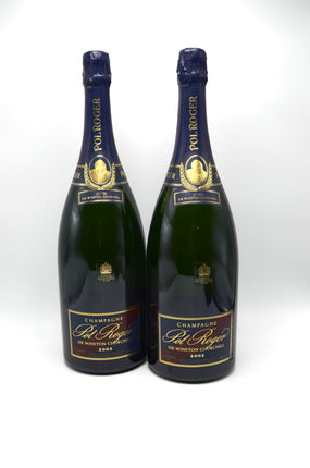 2002 Pol Roger Vintage Champagne, Cuvee Sir Winston Churchill (magnum)