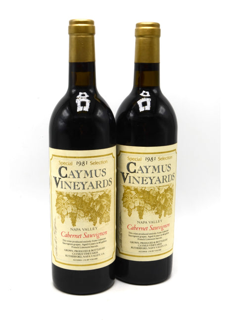 1981 Caymus Cabernet Sauvignon, Special Selection, Rutherford, Napa Valley