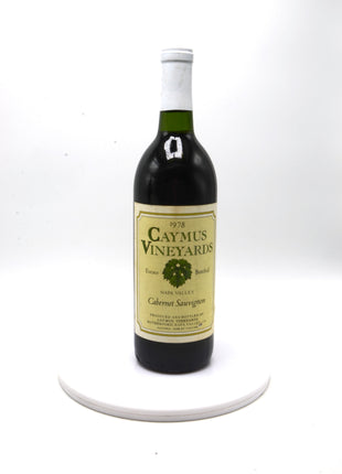 1978 Caymus Cabernet Sauvignon, Rutherford, Napa Valley