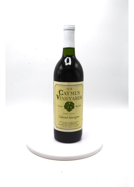 1978 Caymus Cabernet Sauvignon, Rutherford, Napa Valley