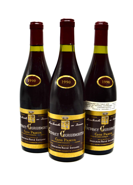 1990 Domaine Rene LeClerc Gevrey-Chambertin, Clos Prieur, Premier Cru