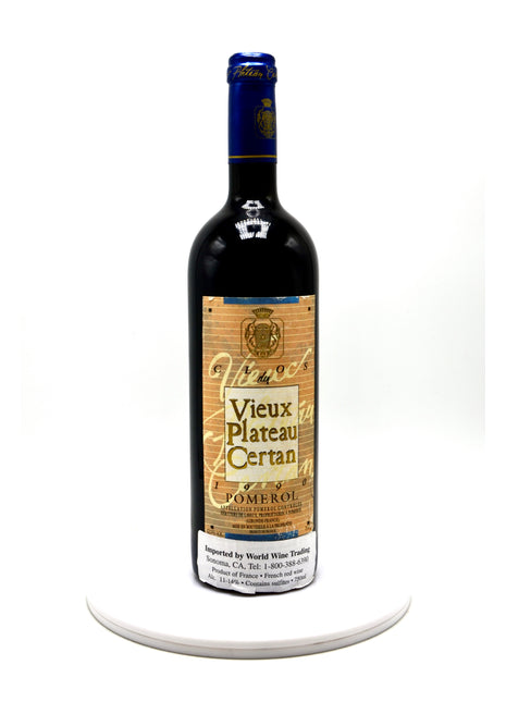 1990 Clos du Vieux Plateau Certan, Pomerol