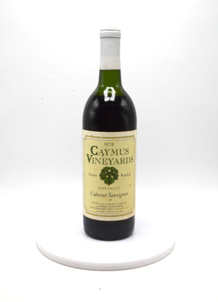 1978 Caymus Cabernet Sauvignon, Rutherford, Napa Valley