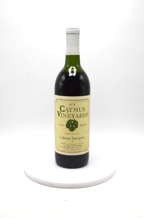 1978 Caymus Cabernet Sauvignon, Rutherford, Napa Valley