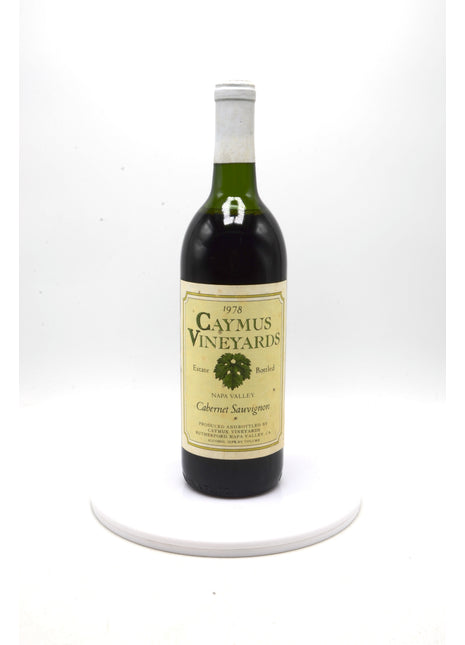 1978 Caymus Cabernet Sauvignon, Rutherford, Napa Valley