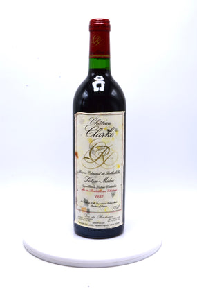 1982 Château Clarke, Listrac-Medoc