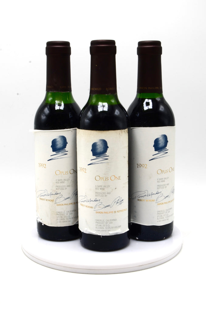 1992 Opus One, Napa Valley (half-bottle) – Wine Consigners Inc.