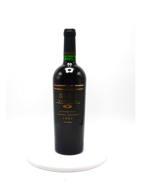 1991 Simi Reserve Cabernet Sauvignon, Alexander Valley