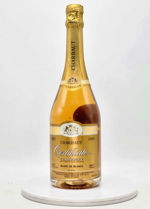 1985 A. Charbaut & Fils Certificate Blanc de Blancs, Cuvee de Reserve, Vintage Brut Champagne