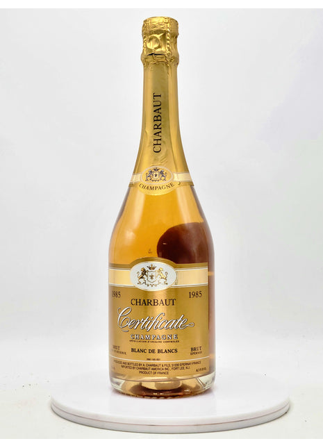 1985 Charbaut & Fils Certificate Blanc de Blancs Vintage Brut Champagne