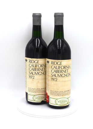 1972 Ridge Vineyards Cabernet Sauvignon, Monte Bello, Santa Cruz Mountains
