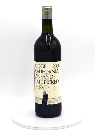 2000 Ridge Vineyards Late Picked Zinfandel, Nervo Vineyard, Sonoma County