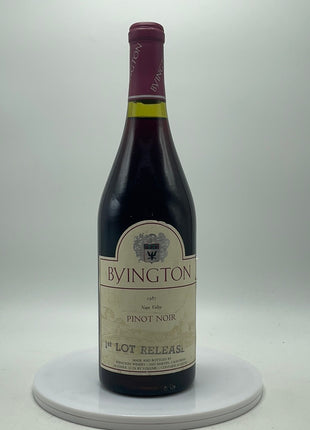1987 Byington Estate Pinot Noir, Santa Cruz Mountains