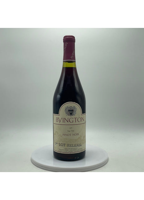 1987 Byington Estate Pinot Noir, Santa Cruz Mountains